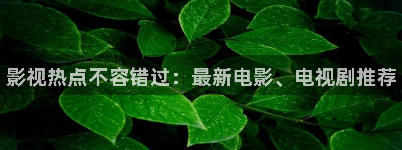17c蓝莓视频：影视热点不容错过：最新电影、电视剧推荐
