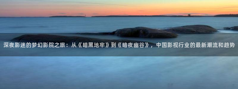 蓝莓视频免费入口：深夜影迷的梦幻影院之旅：从《暗黑地牢》到《暗夜幽谷》，中国影视行业的最新潮流和趋势
